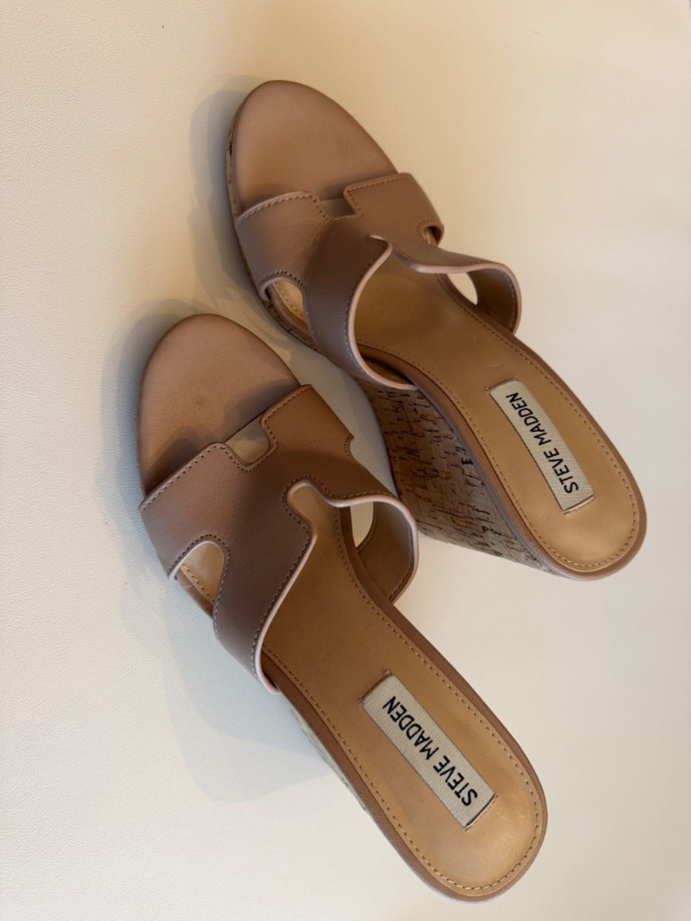 Steve Madden Mayson Cork Wedge - Size 9